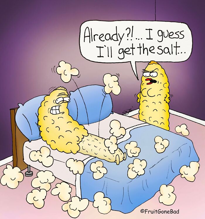 These Hilarious Comics Turn Fruits Into Wild, Slightly Twisted Characters And People Can’t Get Enough (39 New Pics)