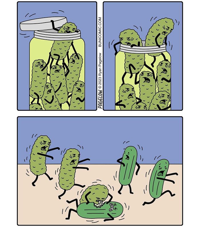 These Comics Imagine Fruits And Vegetables With Minds Of Their Own And The Humor Is Brilliantly Dark (30 Pics)