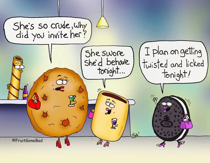These Hilarious Comics Turn Fruits Into Wild, Slightly Twisted Characters And People Can’t Get Enough (39 New Pics)