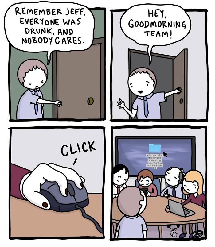 30 Absurd And Brilliant “Goat To Self” Comics By Cameron Spires That Take Humor To Unexpected Extremes (New Pics)