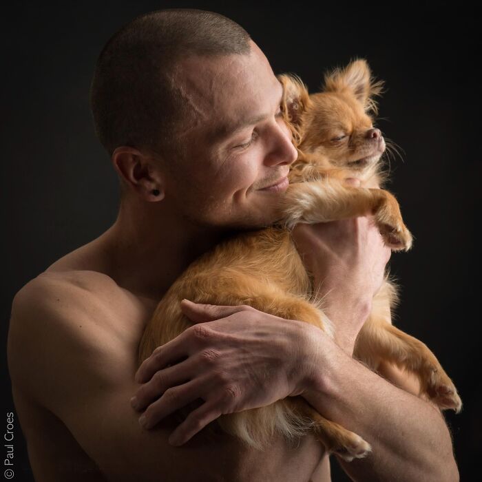 These Studio Portraits Capture The Deep, Silent Bond Between Dogs And Their Humans (30 Pics)