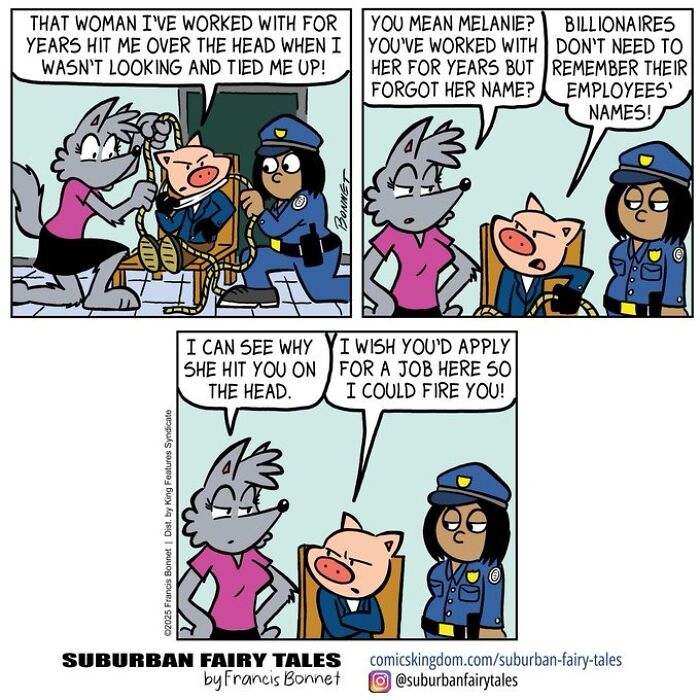 This Cartoonist Creates Hilarious Comics About Pigs And Wolves, And Each One Ends With The Perfect Twist-Interview