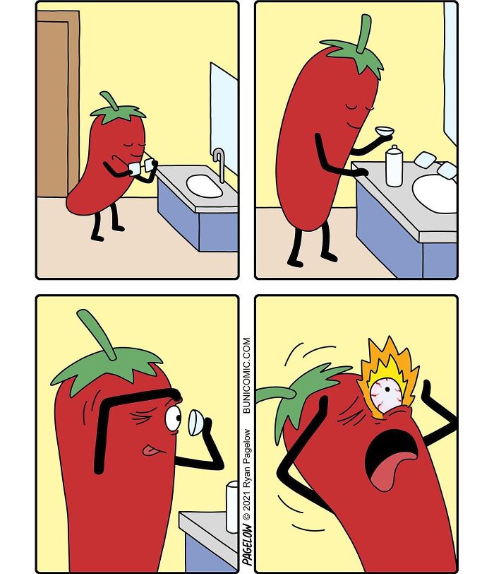 These Comics Imagine Fruits And Vegetables With Minds Of Their Own And The Humor Is Brilliantly Dark (30 Pics)