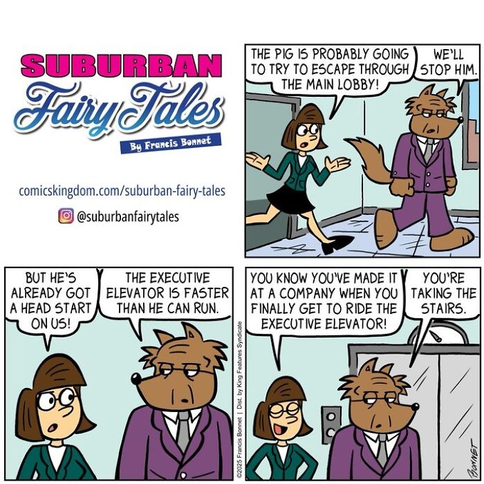 This Cartoonist Creates Hilarious Comics About Pigs And Wolves, And Each One Ends With The Perfect Twist-Interview