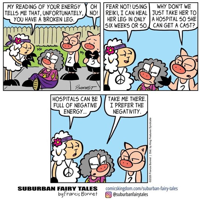 This Cartoonist Creates Hilarious Comics About Pigs And Wolves, And Each One Ends With The Perfect Twist-Interview