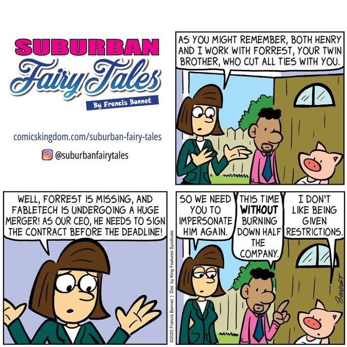 This Cartoonist Creates Hilarious Comics About Pigs And Wolves, And Each One Ends With The Perfect Twist-Interview