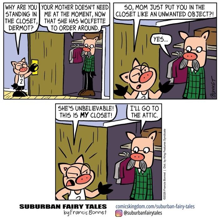 This Cartoonist Creates Hilarious Comics About Pigs And Wolves, And Each One Ends With The Perfect Twist-Interview