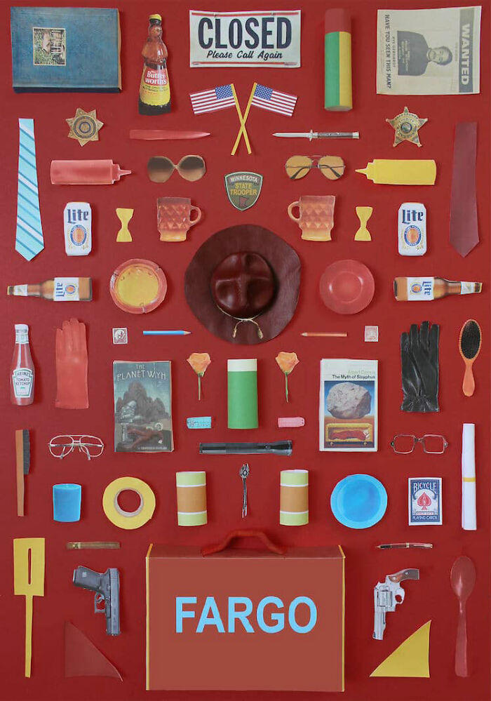 This Artist’s Posters Boil Down 23 Famous Movies And TV Shows To Their Most Iconic Props