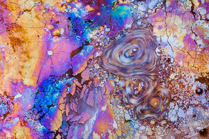 4th Place, Nature's Studio: Twelve Rainbow Swirls By Maximilian Fellermann