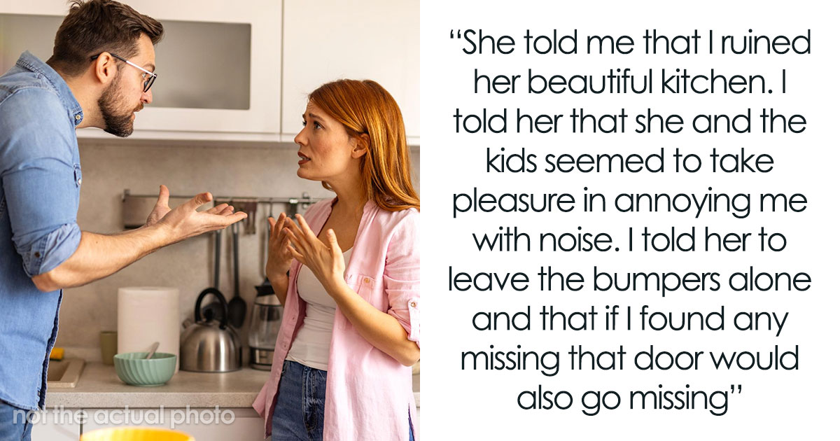 Man Sick Of Hearing Cabinets Slam For 5 Years, Wife Livid When He Superglues Rubber On Them