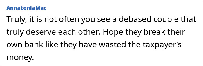 User comment on Kristi and Bryon Noem’s $2.6 million debt scandal criticizing their spending and impact on taxpayers.