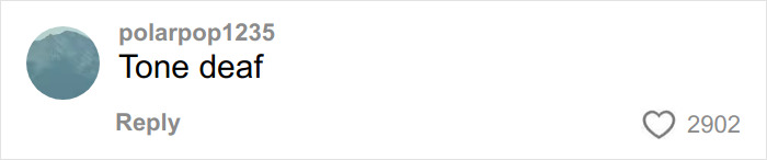 Captura de tela de um comentário na mídia social dizendo surdo com 2.902 curtidas reagindo ao tour distópico da casa Coachella de Kylie Jenner.