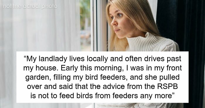 Tenant Discovers Landlady Raided Her Garden And Took Her Bird Feeders, Calls The Police On Her