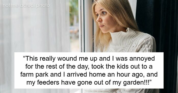 Tenant Discovers Landlady Raided Her Garden And Took Her Bird Feeders, Calls The Police On Her