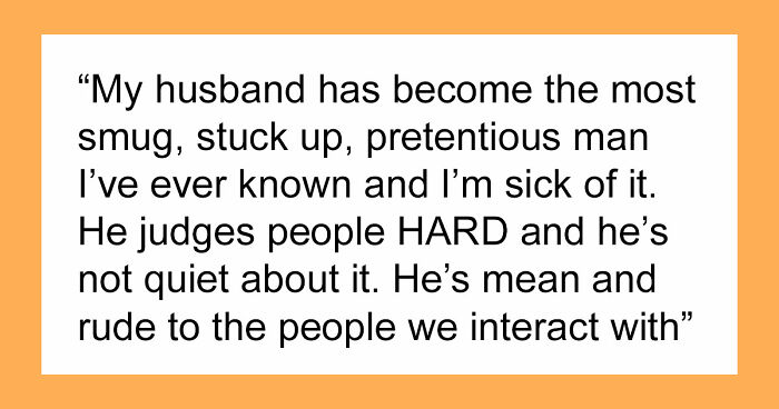 Guy Starts Acting Like An Entitled Rich Jerk After Winning Some Money, Tells Wife She Needs Plastic Surgery