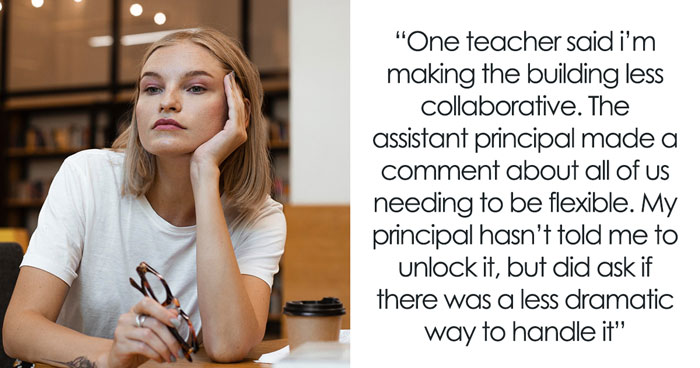 Staff Offended When Counselor Locks Their Private Office, Mad As Nobody Can Secretly Use It Anymore