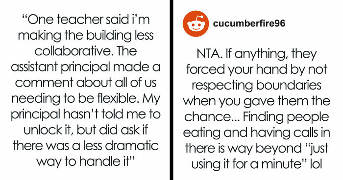 Staff Offended When Counselor Locks Their Private Office, Mad As Nobody Can Secretly Use It Anymore