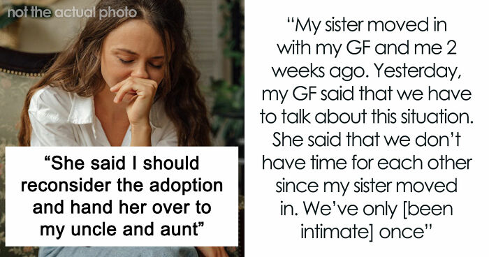 Woman Demands Boyfriend Choose Between Her And His Abandoned Sister: “Isn’t Ready To Become A Mother”
