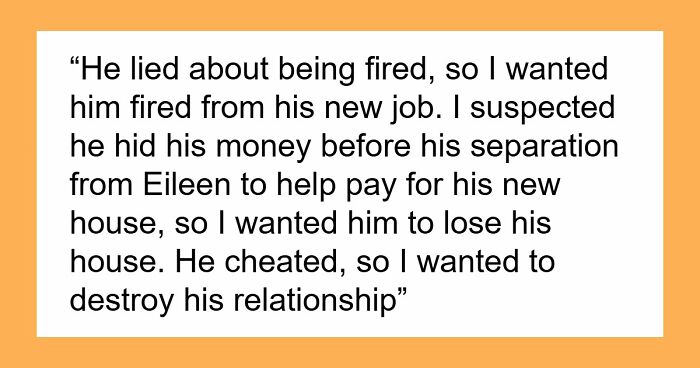 Guy Dumps Wife And Tries To Hide His Affair, Law Student Destroys His Entire Life