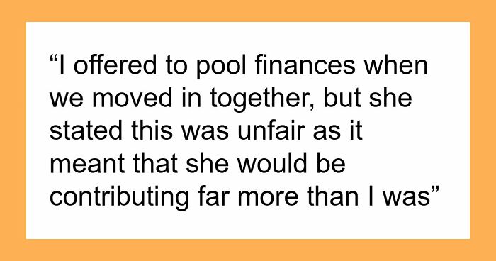 “No Way!”: Man Turns The Tables On Girlfriend Who Refused To Split Finances With Him