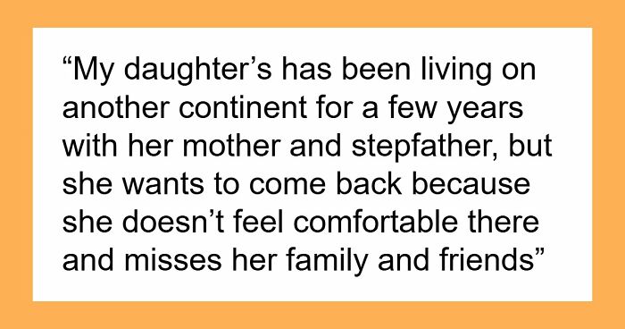 Wife Doesn’t Want 16YO Stepdaughter To Move Into Their Home, Husband Suggests She Move To A Hotel Then