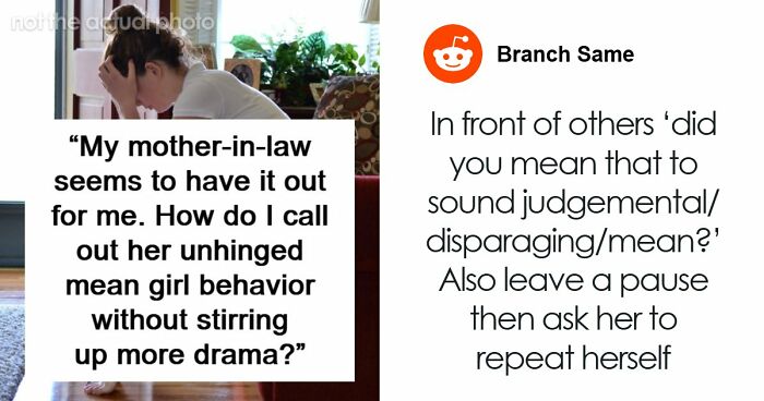 Woman Asks The Internet For Help Calling Out Her MIL’s “Unhinged Mean Girl Behavior”