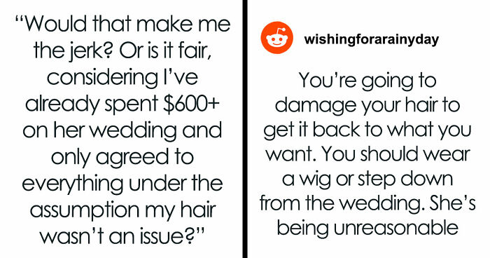 Mom-Of-Bride Tries To Take Over Wedding, Starts With Sneakily Demanding Man With Blue Hair Dye It