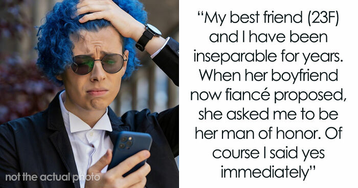 Mom-Of-Bride Tries To Take Over Wedding, Starts With Sneakily Demanding Man With Blue Hair Dye It