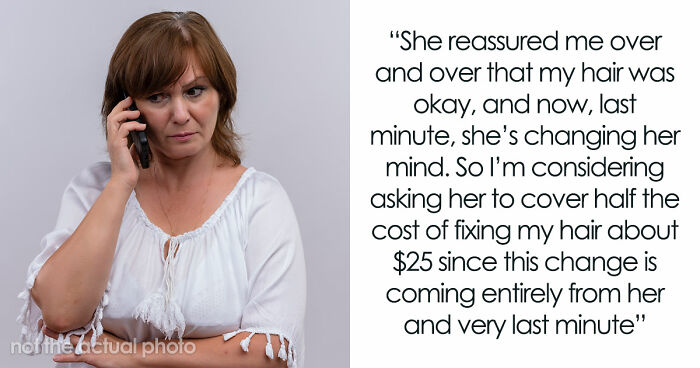 Mom-Of-Bride Tries To Take Over Wedding, Starts With Sneakily Demanding Man With Blue Hair Dye It