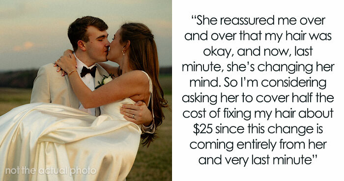 Mom-Of-Bride Tries To Take Over Wedding, Starts With Sneakily Demanding Man With Blue Hair Dye It