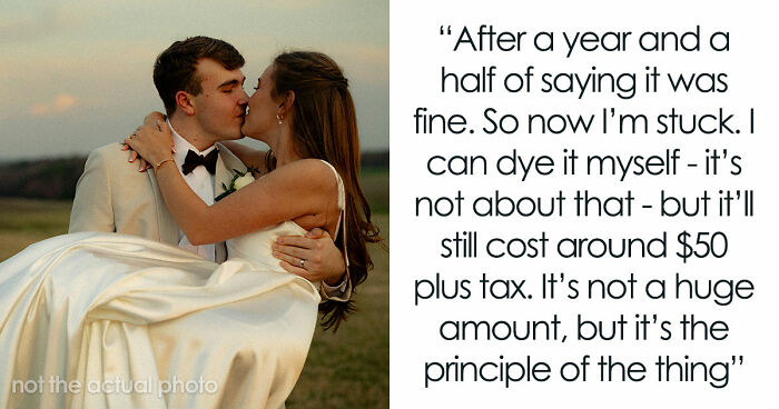 Mom-Of-Bride Tries To Take Over Wedding, Starts With Sneakily Demanding Man With Blue Hair Dye It