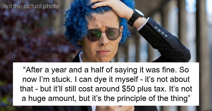 Mom-Of-Bride Tries To Take Over Wedding, Starts With Sneakily Demanding Man With Blue Hair Dye It