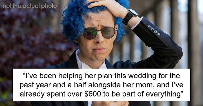Mom-Of-Bride Tries To Take Over Wedding, Starts With Sneakily Demanding Man With Blue Hair Dye It