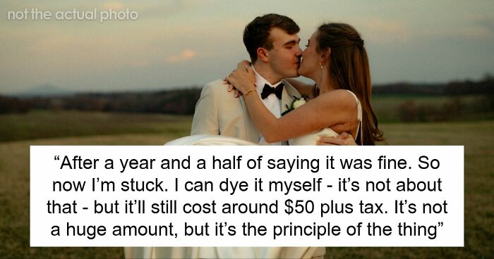 Mom-Of-Bride Tries To Take Over Wedding, Starts With Sneakily Demanding Man With Blue Hair Dye It