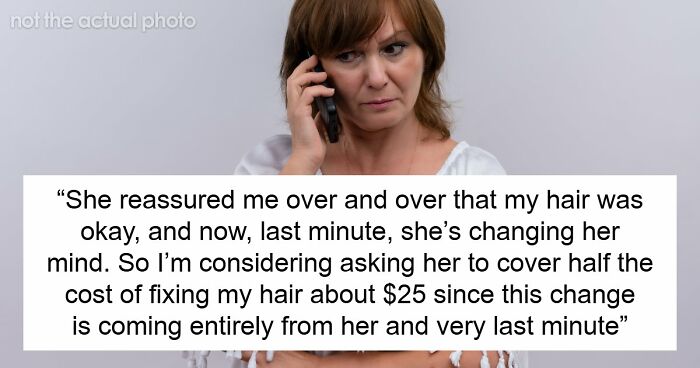 Mom-Of-Bride Tries To Take Over Wedding, Starts With Sneakily Demanding Man With Blue Hair Dye It