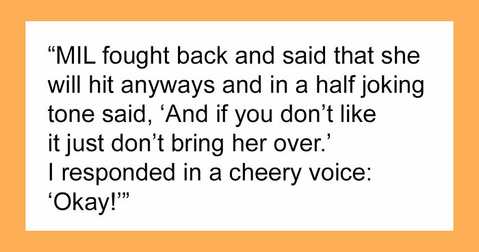 “No Hitting”: Mom Ignores MIL’s Crocodile Tears After She Jokes About Spanking Her Daughter
