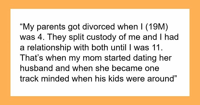 19YO Ignores His Stepsiblings Just As Mommy Dearest Neglected Him As A Kid, She Goes Ballistic