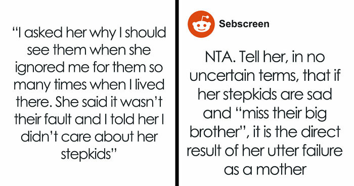19YO Ignores His Stepsiblings Just As Mommy Dearest Neglected Him As A Kid, She Goes Ballistic