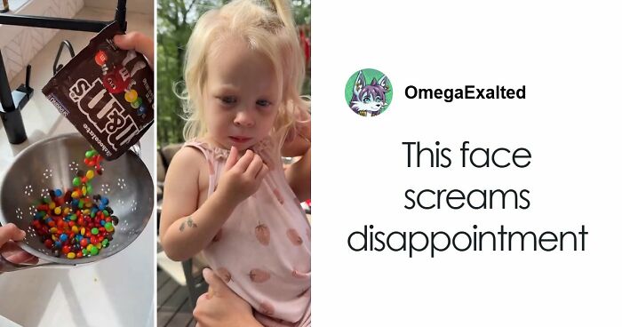 Mom’s Hack For Removing Red 40 From M&Ms Hilariously Roasted After Viewers Spot Daughter’s Reaction