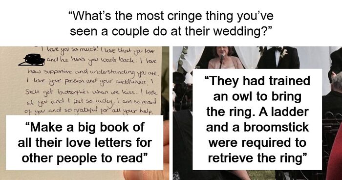 75 Trashy, Tacky, And Distasteful Wedding Stories