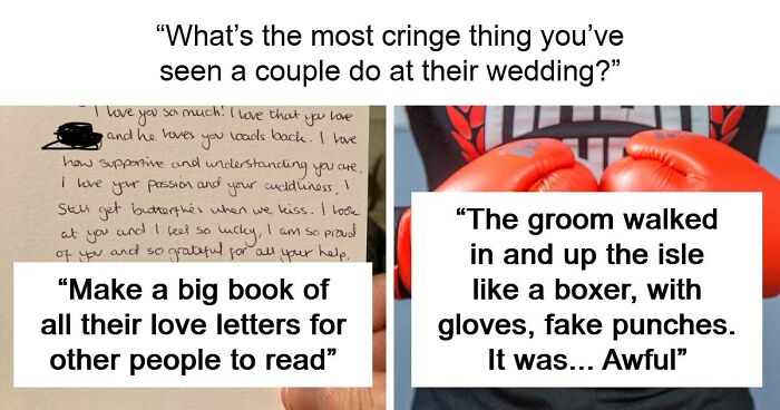 75 Trashy, Tacky, And Distasteful Wedding Stories