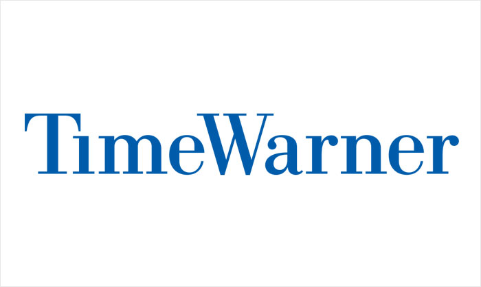 TimeWarner logo in blue text on white background representing historical mistakes with massive consequences.