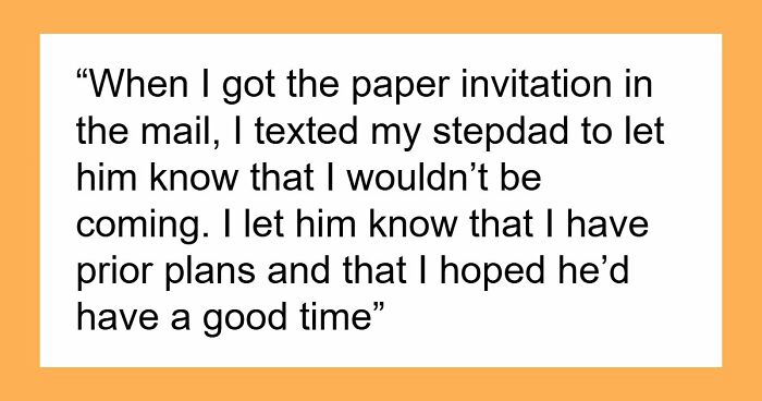 Guy Chooses Vacation Over Mom’s Sobriety Party, Leaves Stepdad Furious With Brutal Honesty
