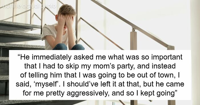 Guy Chooses Vacation Over Mom’s Sobriety Party, Leaves Stepdad Furious With Brutal Honesty