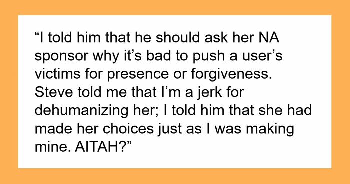 Guy Chooses Vacation Over Mom’s Sobriety Party, Leaves Stepdad Furious With Brutal Honesty