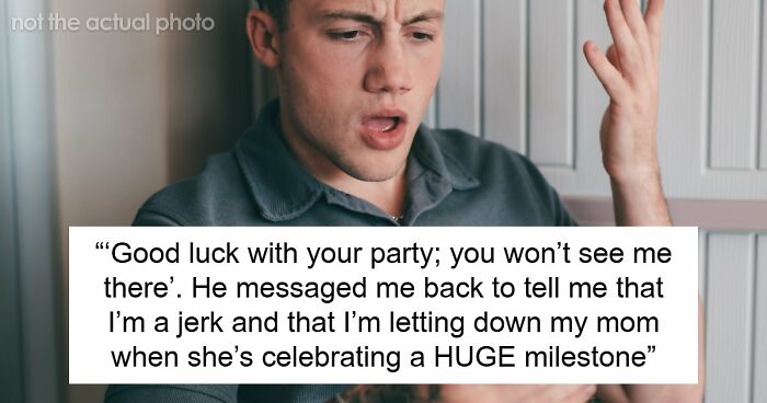 Guy Chooses Vacation Over Mom’s Sobriety Party, Leaves Stepdad Furious With Brutal Honesty