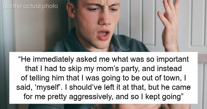 Guy Chooses Vacation Over Mom’s Sobriety Party, Leaves Stepdad Furious With Brutal Honesty
