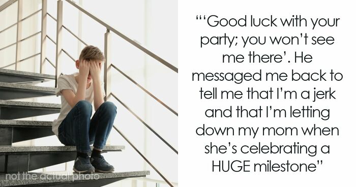 Guy Chooses Vacation Over Mom’s Sobriety Party, Leaves Stepdad Furious With Brutal Honesty