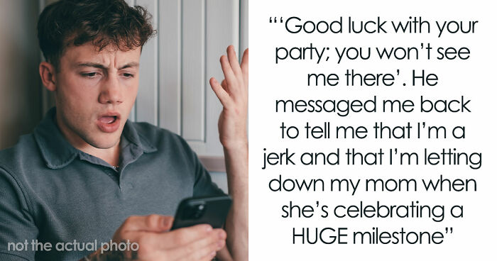 Guy Chooses Vacation Over Mom’s Sobriety Party, Leaves Stepdad Furious With Brutal Honesty