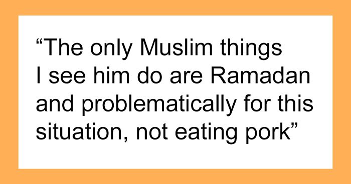 Person Makes Food With Bacon Fat, Muslim Roommate Eats It Without Knowing